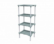 Этажерка с полками Krita 4-х секц (серая мистерия© BEROSSI АС 60175000