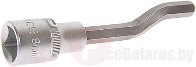 Головка бита изогнутый шестигранник 1/2'' 8 мм, 105 мм Force 34410508B