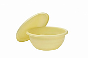 Миска 3,2 л с крышкой, цвет "Лимон" ИскраПласт ООО IS10411/17