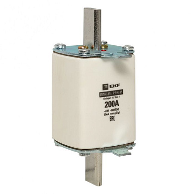 Плавкая вставка ППН-35 250/200А габарит 1 EKF fus-35/250/200