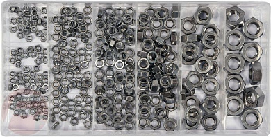 Набор нержавеющих гаек М3-М8 300 шт. Yato YT-06773