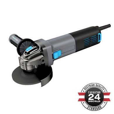 Угловая шлифовальная машина, 950 Вт, 0-11000 об/мин, бронированный ротор, рег. оборотов, диск 125 мм RÖGEL AGR 125-950E