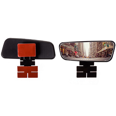 Зеркало сфера "мертвой зоны" 95*35 мм на подвижной ножке (2 шт) SKYWAY S00301035