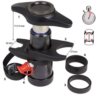 Съёмник рулевых наконечников, колесных болтов, шаровых и шлицевых соединений с усилием до 8,8 т Forsage F-04-00028