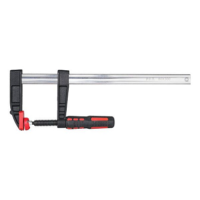 Струбцина винтовая ADVANCE HCLF02-0300, 300 мм, тип F, 80х270 мм, 2500 Н, сталь/чугун PIT HCLF02-0300