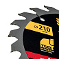 Пильный диск по дереву ф210 х 30 мм, 24 зубьев Denzel 733487