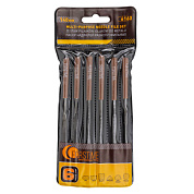 Набор надфилей разнопрофильных 140 мм, 6 пр. FORSTIME FT-6160