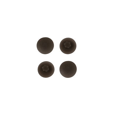 Заглушка пластик к конфирматам венге (38) (упак.-1тыс.шт.) PL 12483