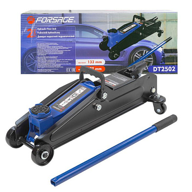 Домкрат подкатной гидравлический 2 т, 133-387 мм Forsage F-DT2502
