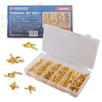 Набор клемм контактных 600 шт Forsage F-068684