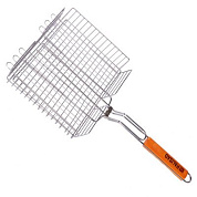 Решетка гриль 260 х 320 х 65 мм объемная хромированная Camping Palisad 69554