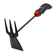 Мини мотыга, двустороняя, трапеция/вилка, L323 мм Samurai SGT-8