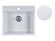 Мойка кухонная из искусственного камня UNIT белый 550х500 мм, AV Engineering AVE550500WTA