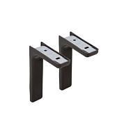 Полкодержатель регоменсоль 18см темно-коричневый (1кпл=2шт) AKS 23313