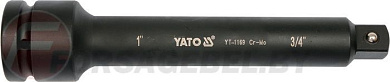 Адаптер-удлинитель 1''(F)x3/4(М), L250 мм CrMo Yato YT-1169