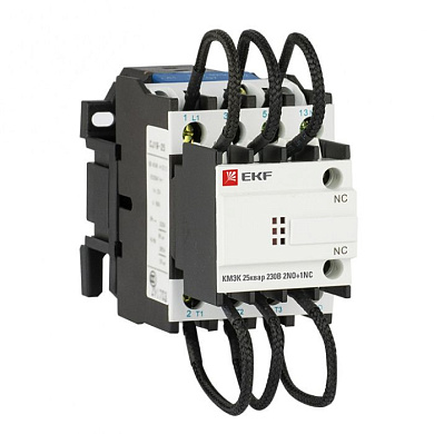 Контактор для конденсатора КМЭК 25квар 230В 2NО+1NC EKF PROxima ctrk-s-63-25-230