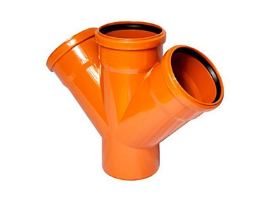 Крестовина НК 110/110/110 х45 РТП, для наружной канализации РосТурПласт 36550