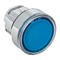 Исполнительный механизм кнопки XB4 синий плоский возвратный без фиксации, с подсветкой EKF PROxima XB4BW-B