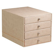 Блок из 4-х лотков закрытый "Rhodiarama", 248x327x228 мм, бежевый