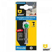 Бита c магнитной насадкой GRAFF