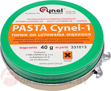 Паяльная паста 40гр. Cynel 76835