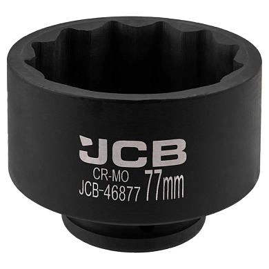 Головка ударная 3/4'' 77 мм 12-гр JCB JCB-46877