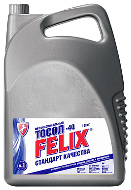 Тосол (-45) в п/э кан. 10 кг. FELIX 430206046