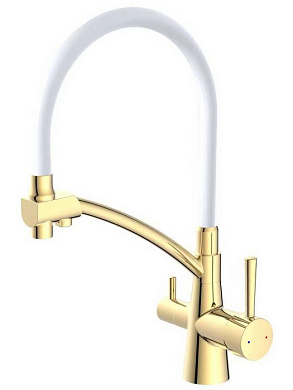 Смеситель для кухни, Lt D35, серия LUX золото AV Engineering AVLUX4-A49GLW