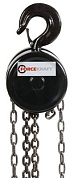 Таль механическая подвесная с фиксацией цепи натяжения 1 т, длина цепи - 2.5 м в кейсе ForceKraft FK-TRC9010S BIG