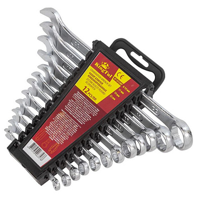 Набор ключей комбинированных 12 пр . 6-22 мм KINGTUL KT-3312MP