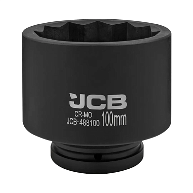 Головка ударная 100 мм 1'' 12-гр JCB JCB-488100