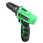 Дрель-шуруповерт аккумуляторная Green Li-ion, 12В, 2x1.5Ач ZITREK 086-1001