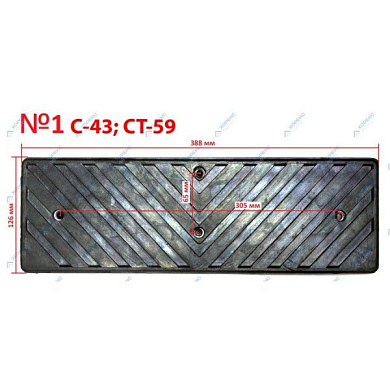 Накладка резиновая на отжим борта шины HOREX HZ 08.300.125