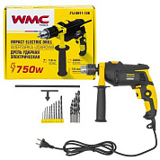 Дрель ударная электрическая 3000rpm 750W 230V/50Hz WMC TOOLS WMC-Z1J-DH11-13B