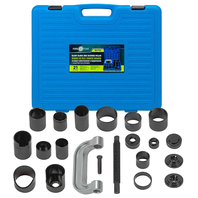Съемник сайлентблоков и подшипников с комплектом оправок 21пр. FORSandTUNE FORSandTUNE-921T2