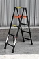 Стремянка телескопическая алюминевая бытовая 1,4 м, 5+5 ступ. RockForce RF-UP140-2