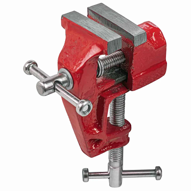 Тиски настольные мини, ширина губ 40 мм, захват 30, крепление ''струбцина'' Forsage F-32940