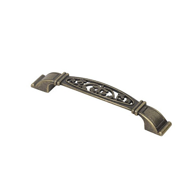 Ручка меб. скоба мет. ELIN 128 старое золото AKS 45302