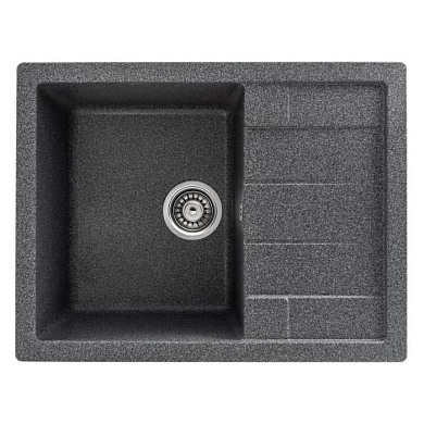 Мойка кухонная из мраморной крошки, графит, B22-24 Gerhans