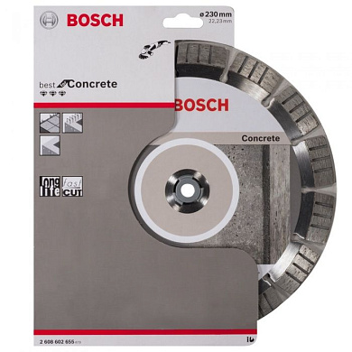 Алмазный круг Best for Concrete 230х22,23 мм BOSCH (2608602655)