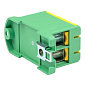 Клемма силовая вводная двойная КСВ 16-95 желто-зеленая EKF PROxima plc-kvs2-16-95-y-green