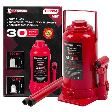Домкрат бутылочный 30 т, 250-400 мм ForceKraft FK-T93004 MST