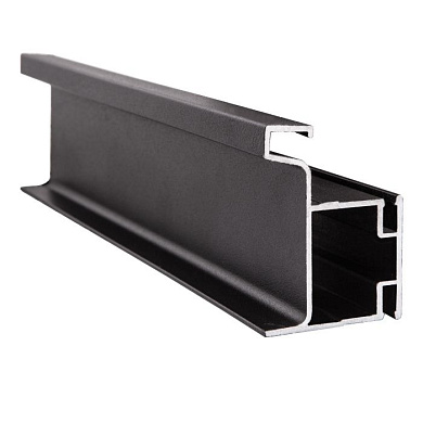 Профиль алюм. GOLA вертикальный боковой 4,7 м черный 3 AKS 67679