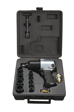 Пневмогайковерт ударный IW580 1/2'' 576 Нм+ набор головок FUBAG 100191