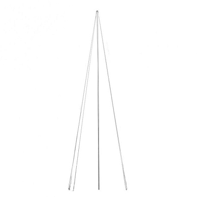 Мачта молниеприемная L=5м, D=40мм с оттяжками St EKF PROxima lp-5000-40-st