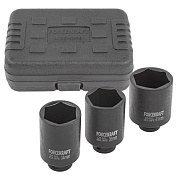 Набор глубоких ударных головок 3 пр., 1/2" 6-гр ForceKraft FK-4035-5MPB