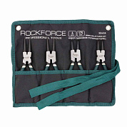 Набор съемников стопорных колец сжим/разжим, прямой/угловой 4 пр 175 мм RockForce RF-5043A