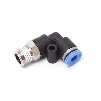 Фитинг угловой для пластиковых трубок 4 мм-наружная резьба 1/8'' RockForce RF-SPL04-01