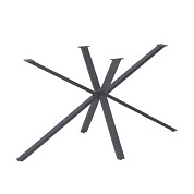 Подстолье VECTOR h714 под прямоугольную столешницу, графит муар AKS 123198