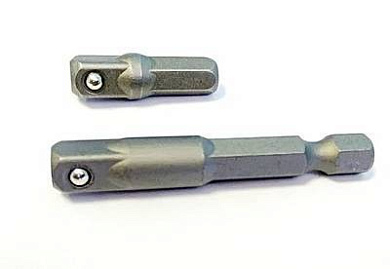 Адаптер под торцевые головки 1/4''6-гр.x1/4''4-гр. 50 мм. FORCE 8092250